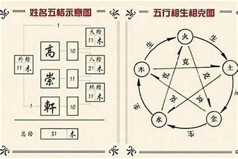 姓名五行分析|名字分析